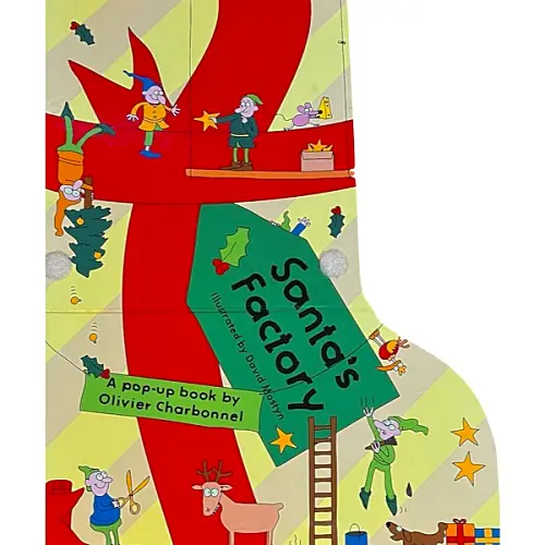 娃娃屋立體書 – 聖誕老人工廠｜Santa’s Factory Pop-Up Book
