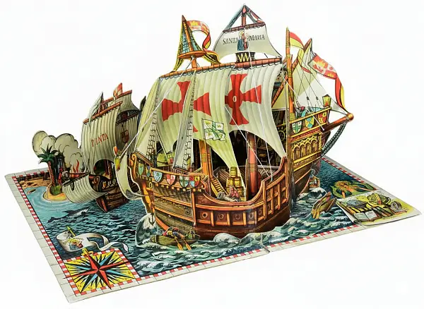 捷克國寶庫巴斯塔立體書 – 哥倫布發現美洲｜How Columbus Discovered America