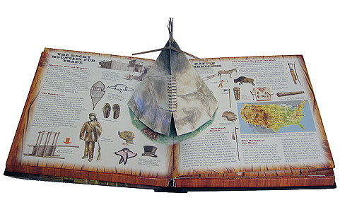 美國大西部立體書｜The Wild West Pop-up Book