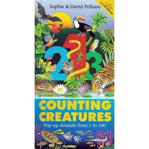 1到100數數立體書 – 數生物｜Counting Creatures – Pop-Up Animals from 1 to 100