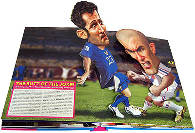 法國足球天王席丹(Zinedine Zidane)