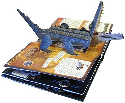 掠食者搖搖卡立體書｜Predators Swing Pop-up Book