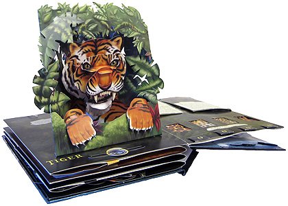 掠食者搖搖卡立體書｜Predators Swing Pop-up Book