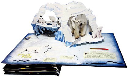 掠食者搖搖卡立體書｜Predators Swing Pop-up Book
