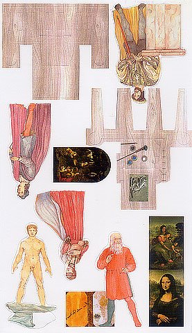 達文西工作室模型立體書｜Leonardo's Studio