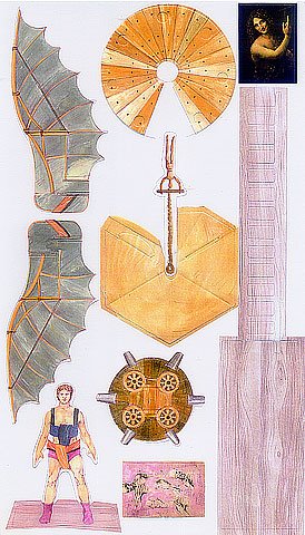 達文西工作室模型立體書｜Leonardo's Studio