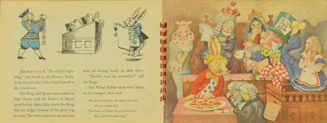 愛麗絲夢遊仙境立體書(The Animated Picture Book of Alice in Wonderland, Julian Wehr, 1945)