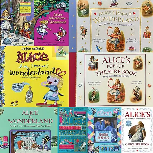 《愛麗絲夢遊仙境》立體書版本比較