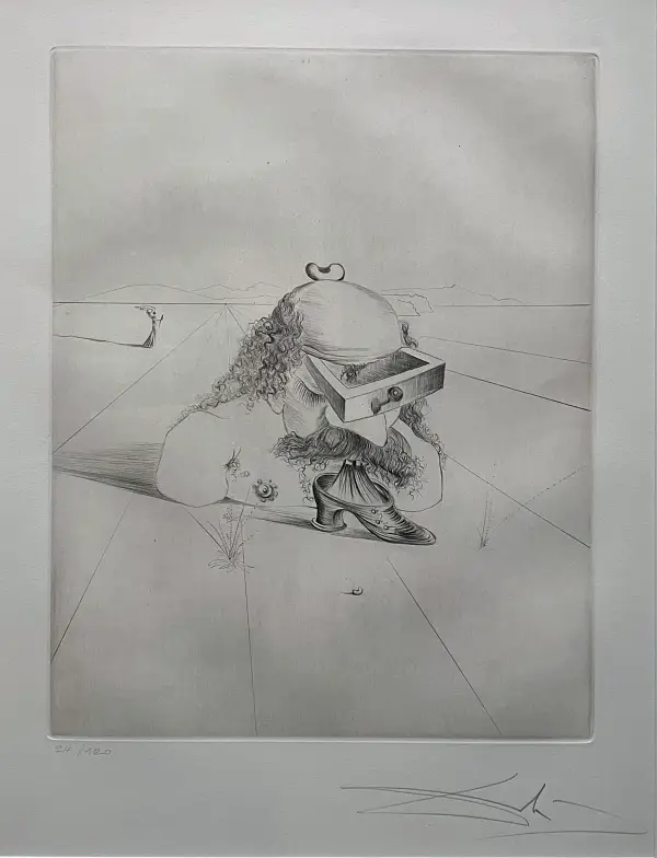 達利(Salvador Dalí)：《官僚》（Bureaucrat）